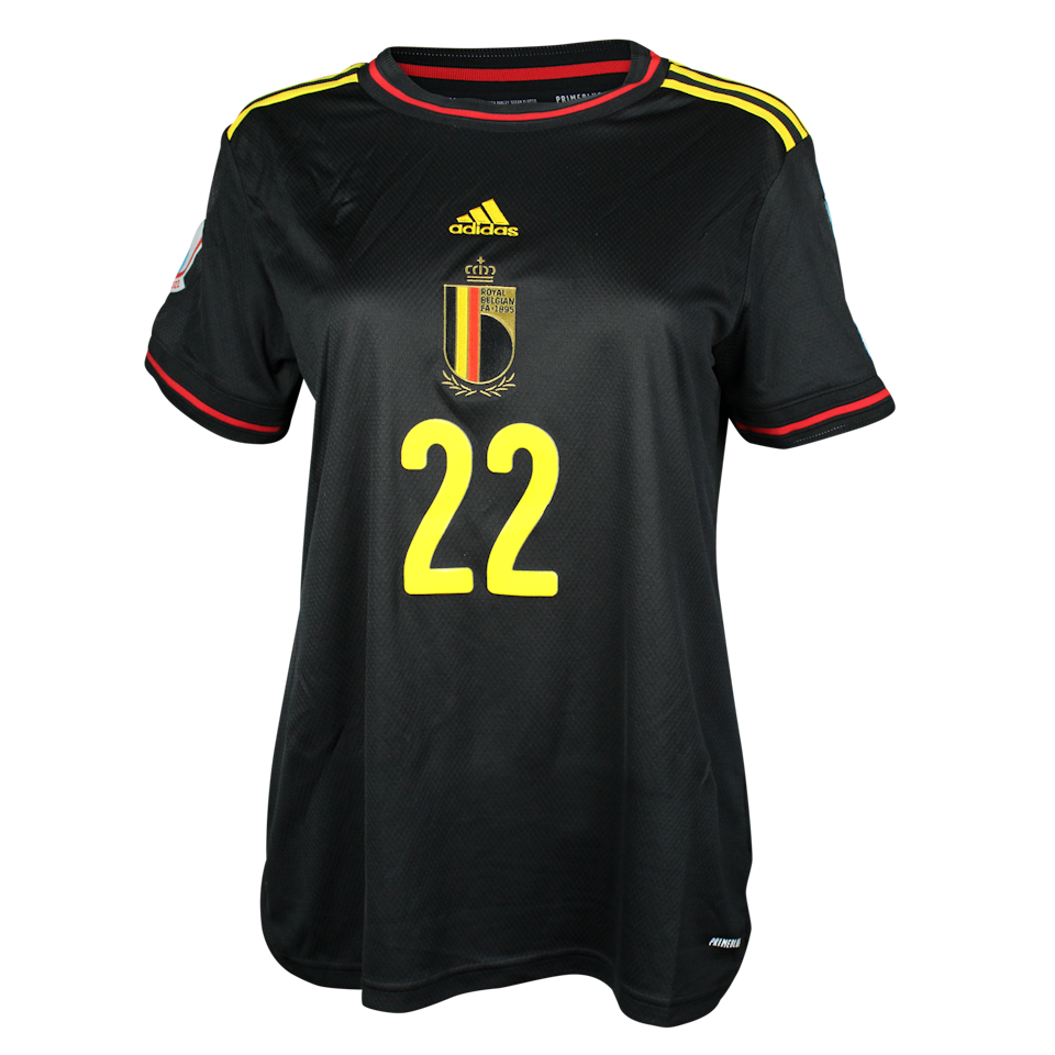 Shirt van Laura Deloose Belgian Red Flames