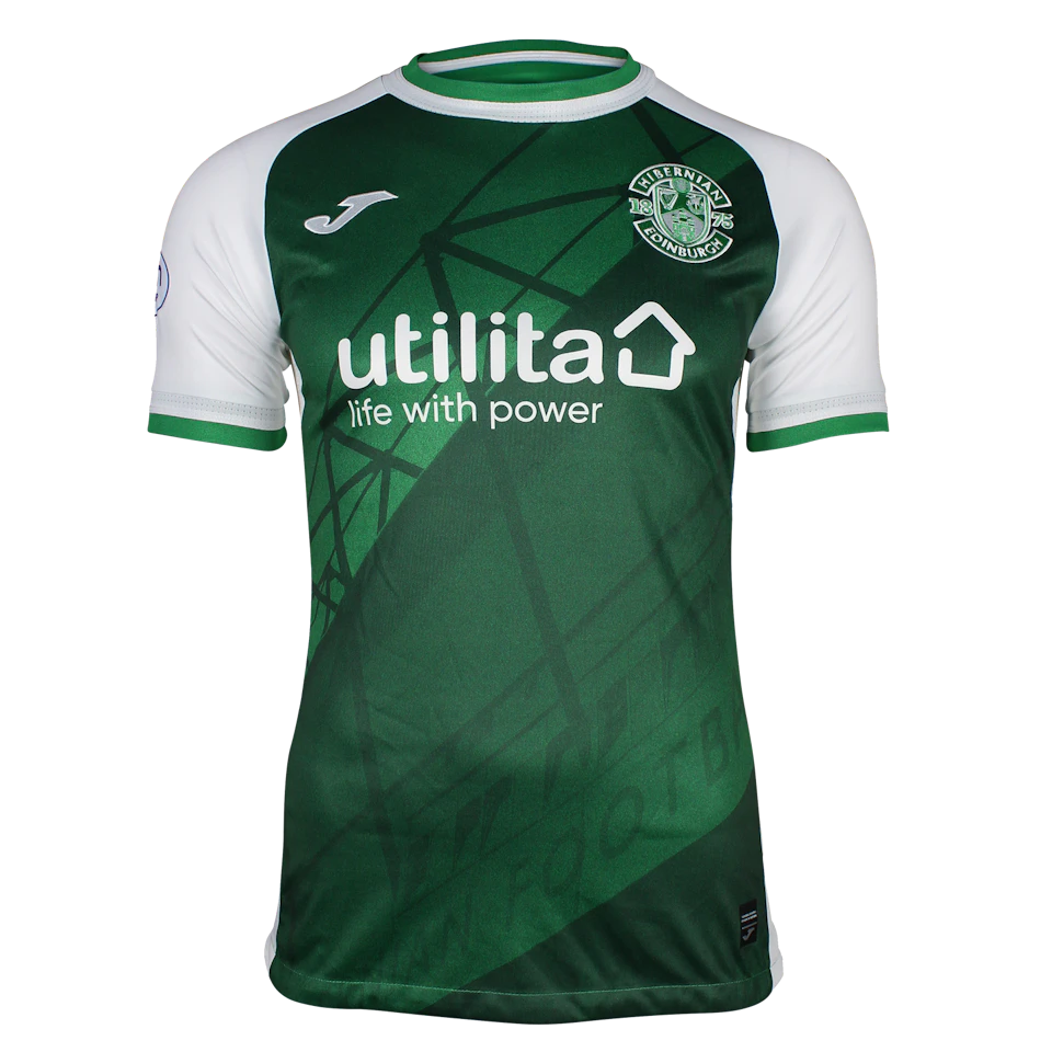 Oscar MacIntyre Hibernian shirt
