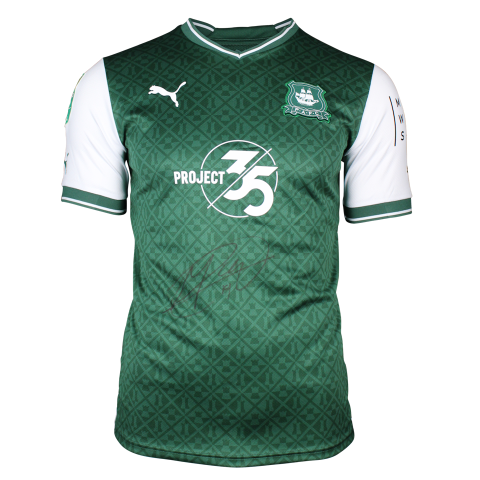 Morgan Whittaker Plymouth Argyle jersey