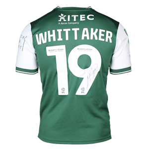 Morgan Whittaker Plymouth Argyle jersey