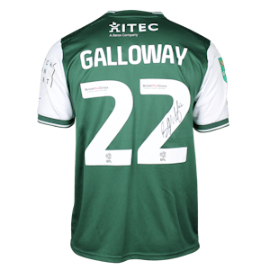Brendan Galloway Plymouth Argyle shirt