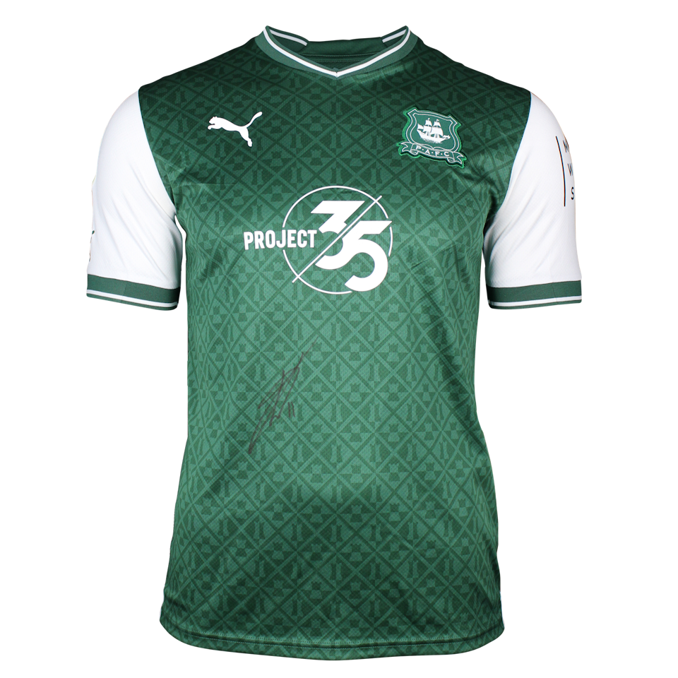 Niall Ennis Plymouth Argyle shirt