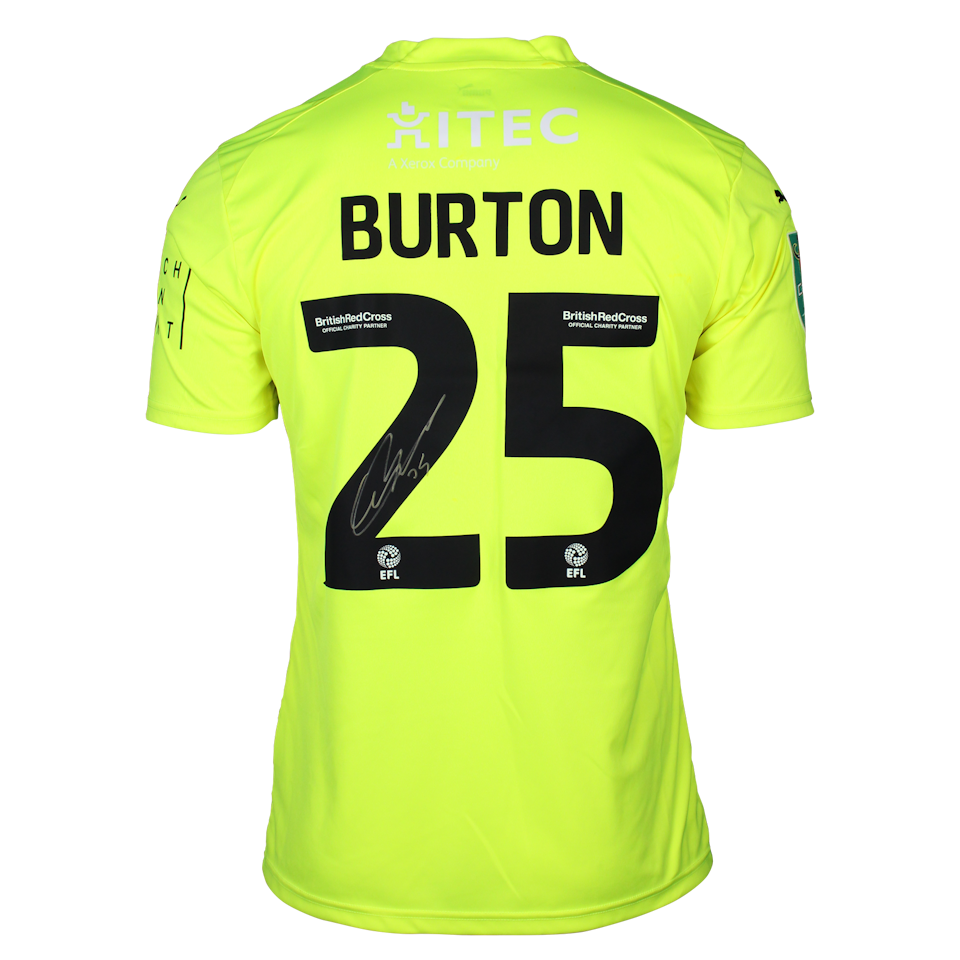 Callum Burton Plymouth Argyle jersey