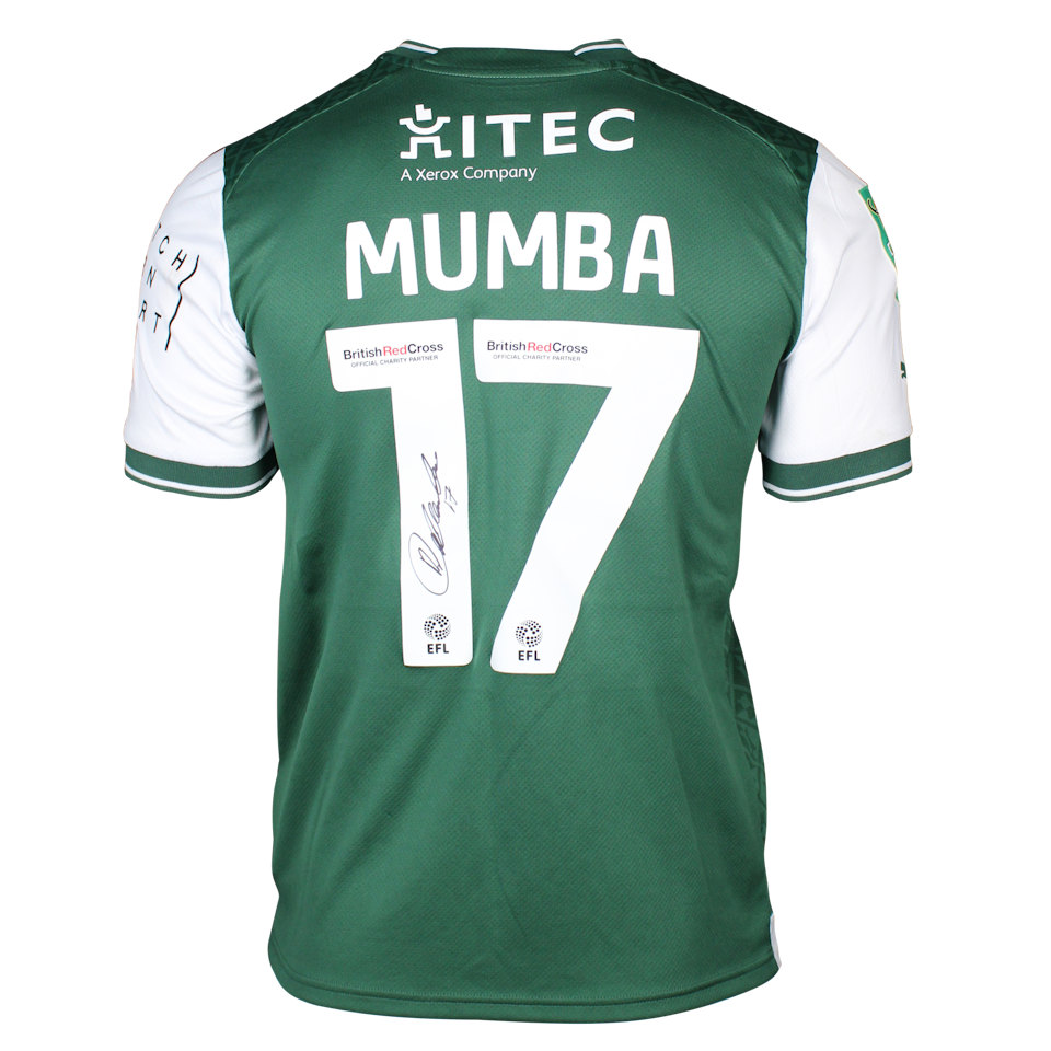 Bali Mumba Plymouth Argyle jersey