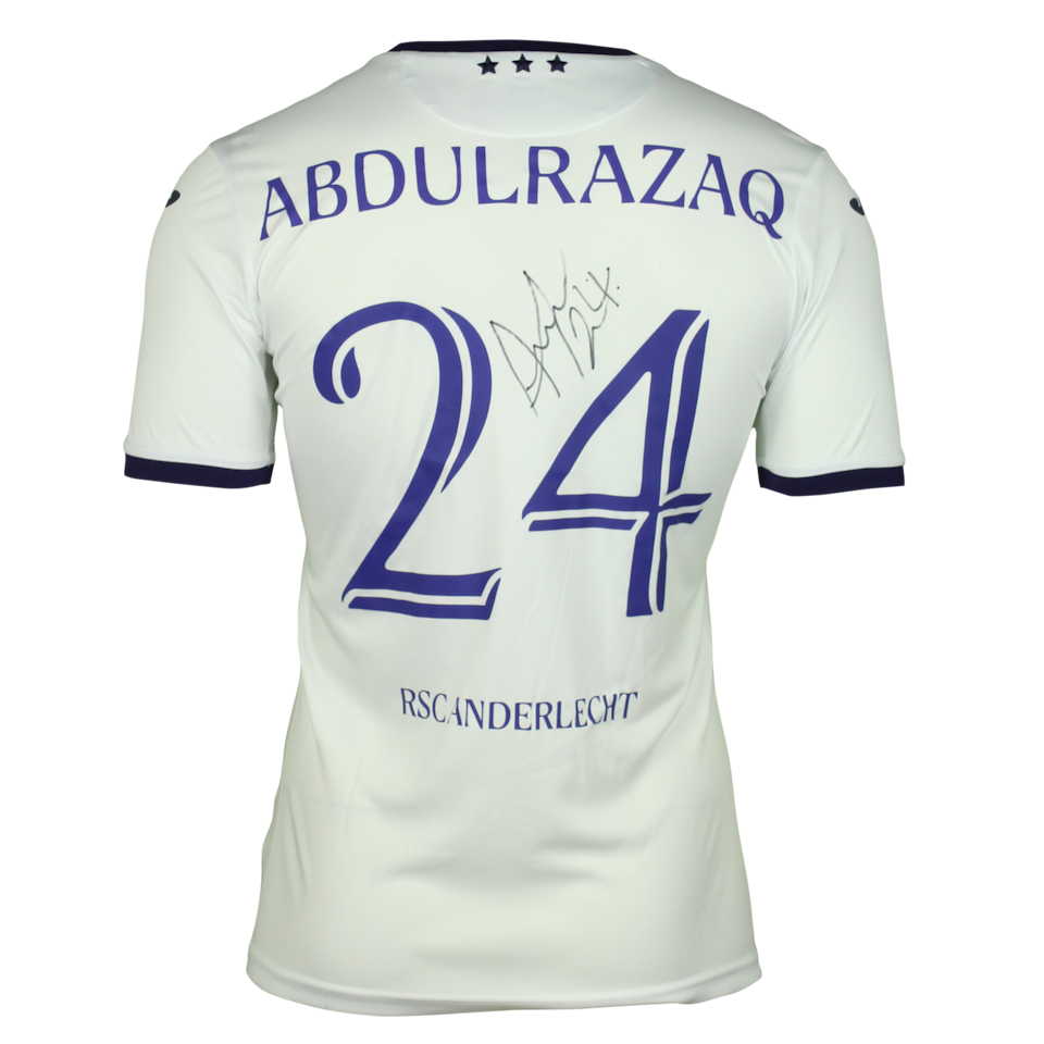 I. Abdulrazak RSC Anderlecht shirt