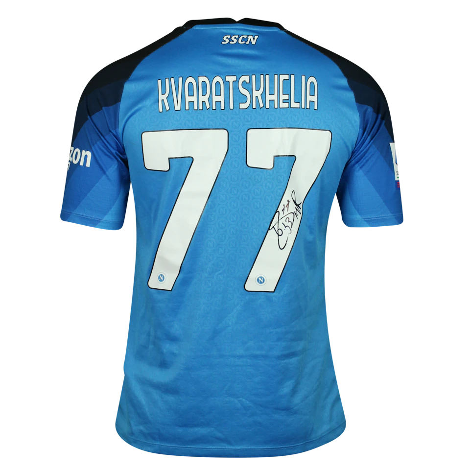 来自SSC Napoli的Khvicha Kvaratskhelia球衣
