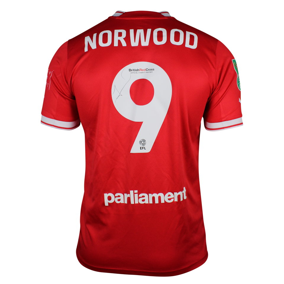 James Norwood Barnsley shirt