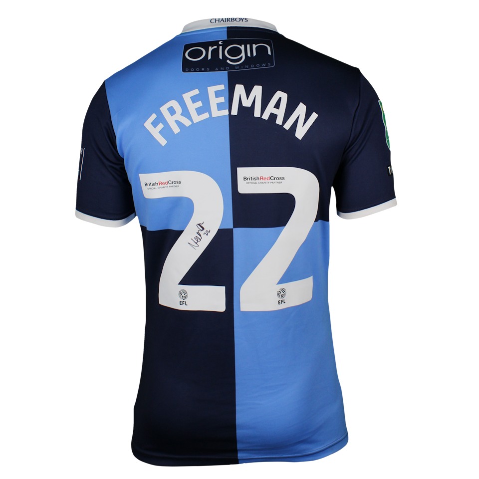 Nick Freeman Wycombe Wanderers shirt