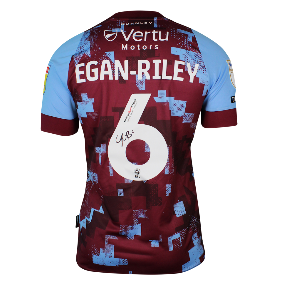 Conrad Jonathan Egan Riley Burnley shirt