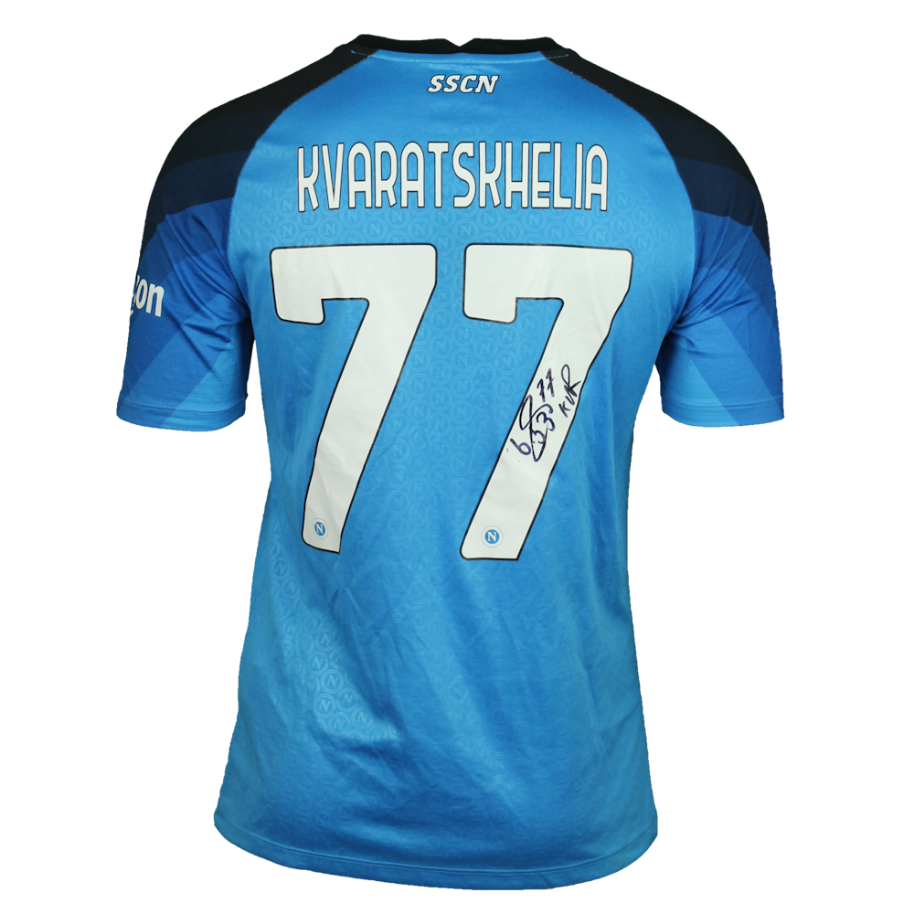 Khvicha Kvaratskhelia | Fiorentina - Napoli | MatchWornShirt