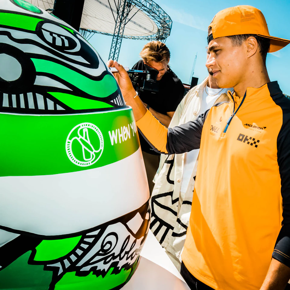 Heineken x Pablo Lücker: Unique Helmet Signed by F1 Drivers