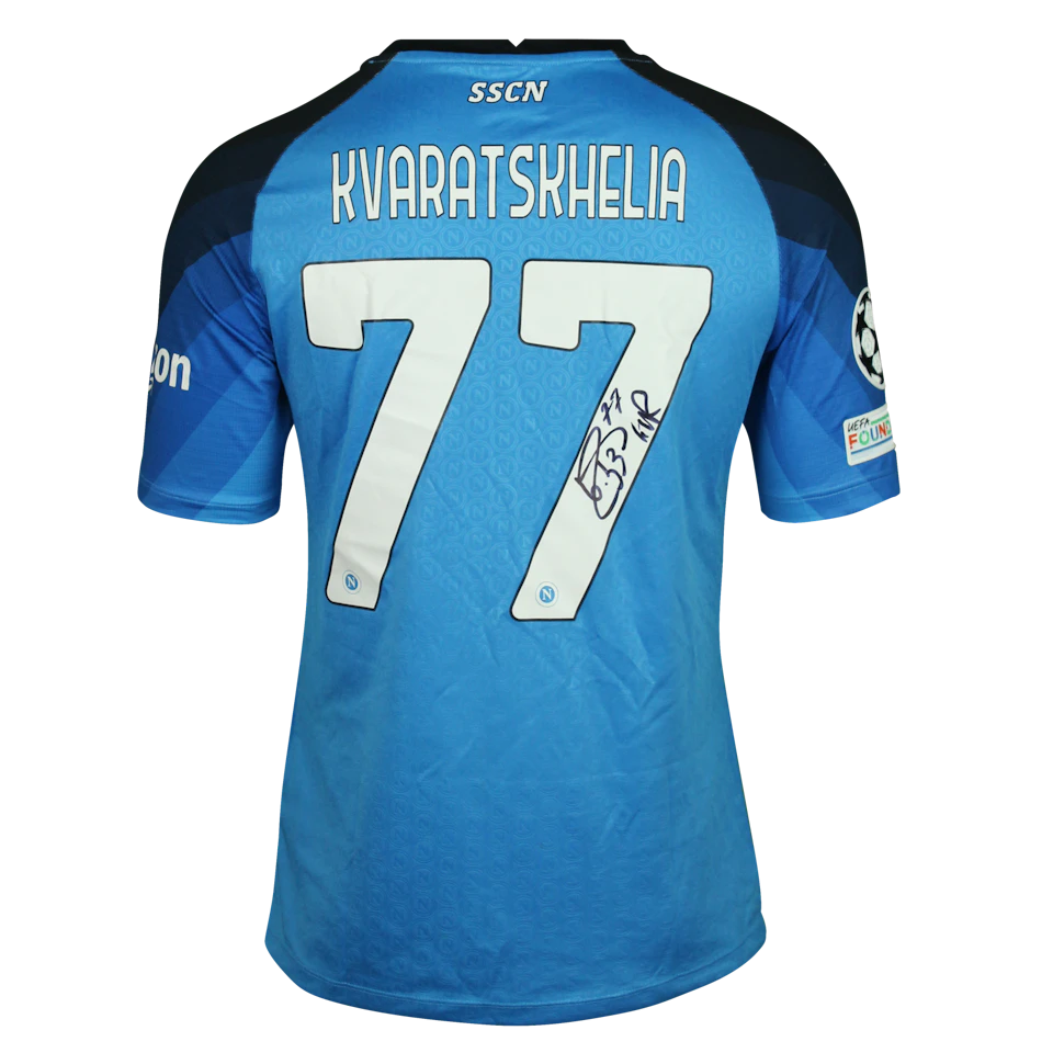 Khvicha Kvaratskhelia SSC Napoli jersey