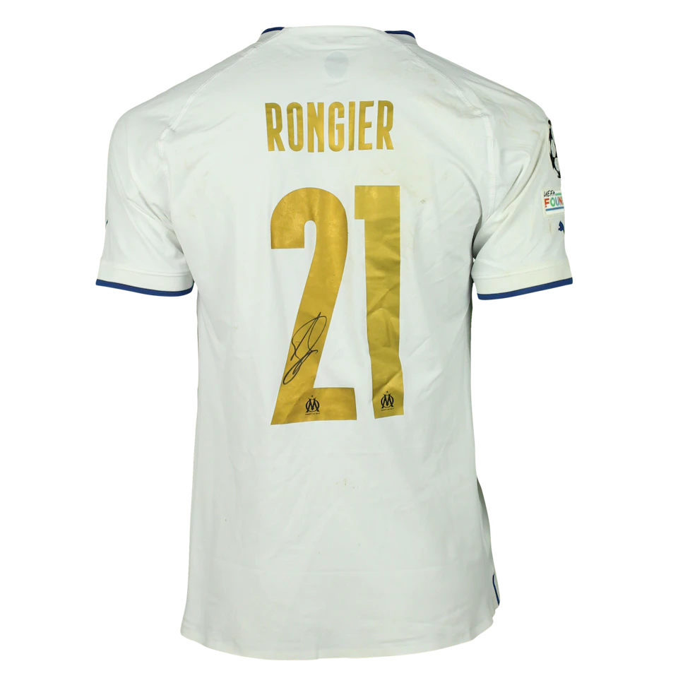 来自Olympique de Marseille的Valentin Rongier球衣