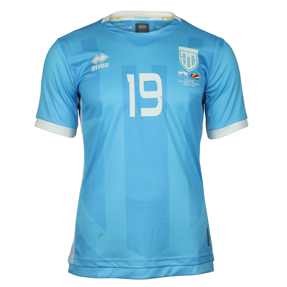 David Tomassini San Marino shirt