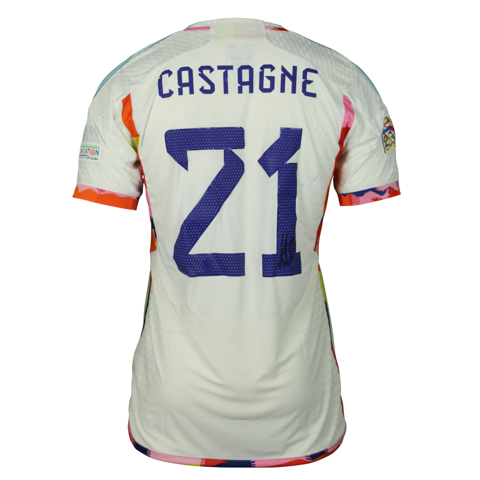 Timothy Castagne Belgium shirt