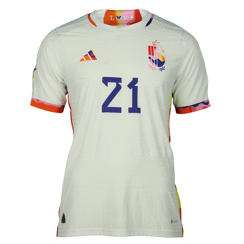 Timothy Castagne Belgium shirt