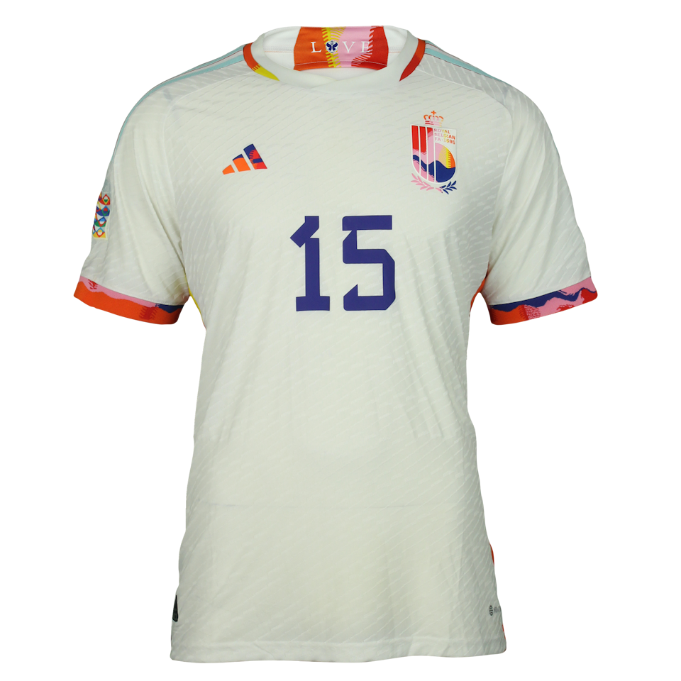 Thomas Meunier Belgium shirt