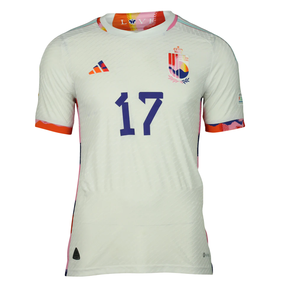 Leandro Trossard Belgium のシャツ