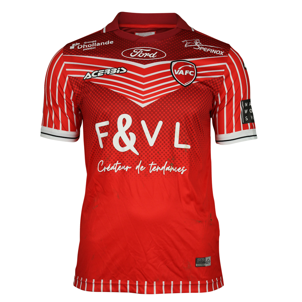 Lorng Nomel Valenciennes FC shirt