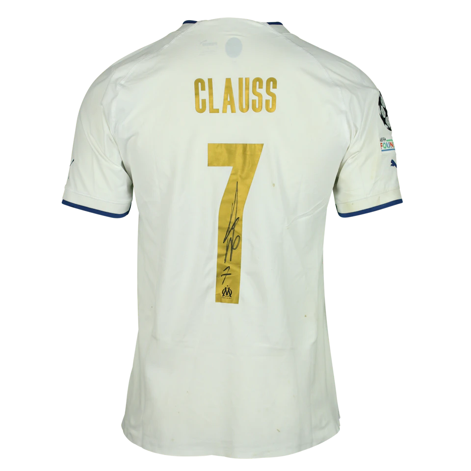 来自Olympique de Marseille的Jonathan Clauss球衣