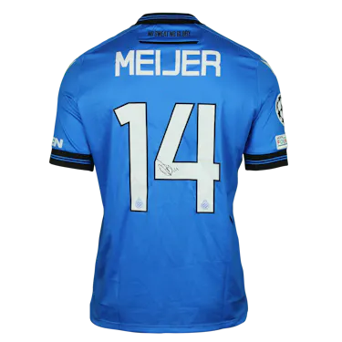 来自Club Brugge的Bjorn Meijer球衣