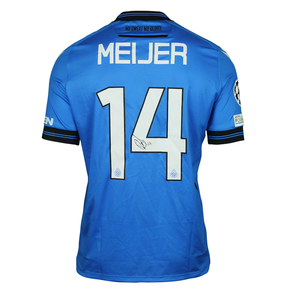 来自Club Brugge的Bjorn Meijer球衣