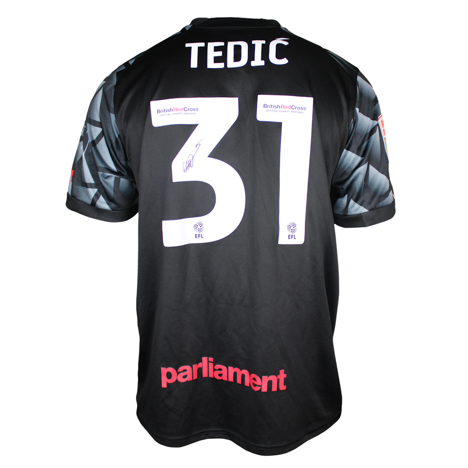 Slobodan Tedić Barnsley shirt