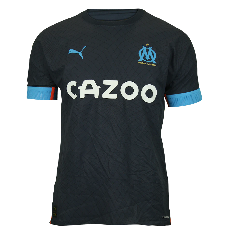 来自Olympique de Marseille的Eric Bertrand Bailly球衣