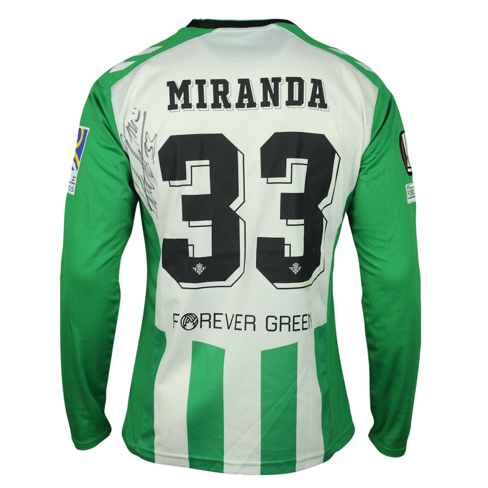 来自Real Betis的Juan Miranda González球衣