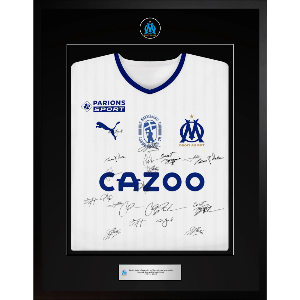 Framed Squad Signed Shirt