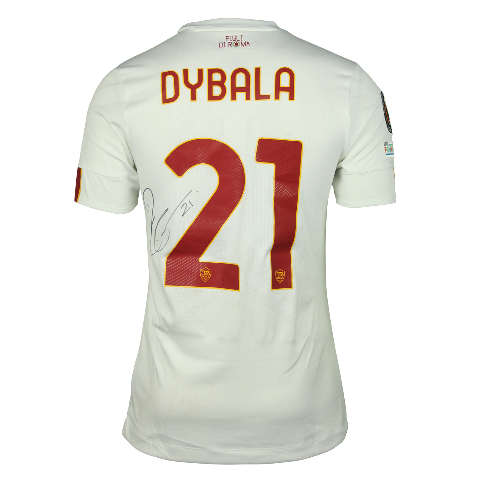 AS Roma Dybala 21 サイン入りユニフォーム