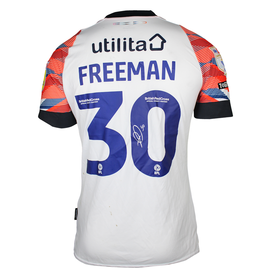 Luton Town 팀의 Luke Anthony Freeman 셔츠