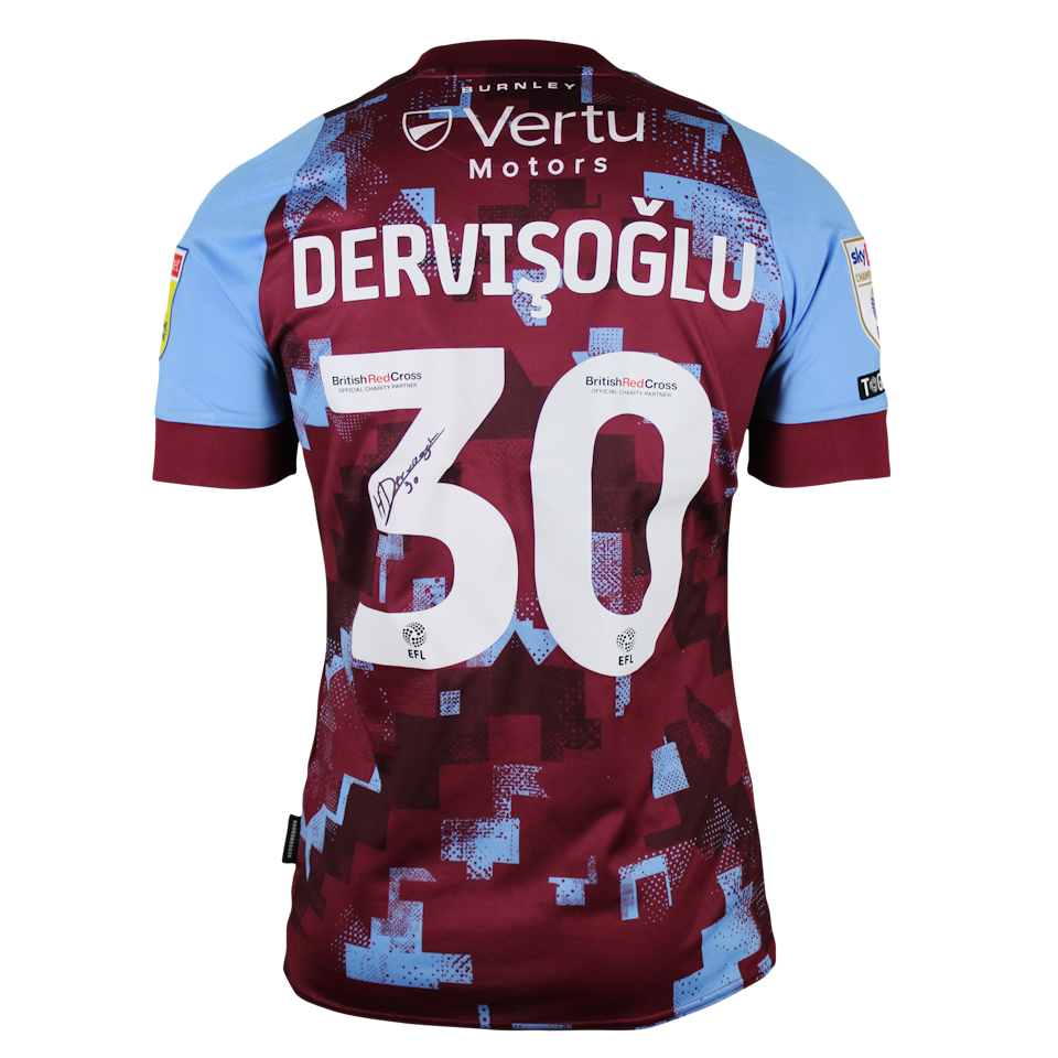 İbrahim Halil Dervişoğlu Burnley jersey