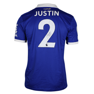 James Justin Leicester City shirt