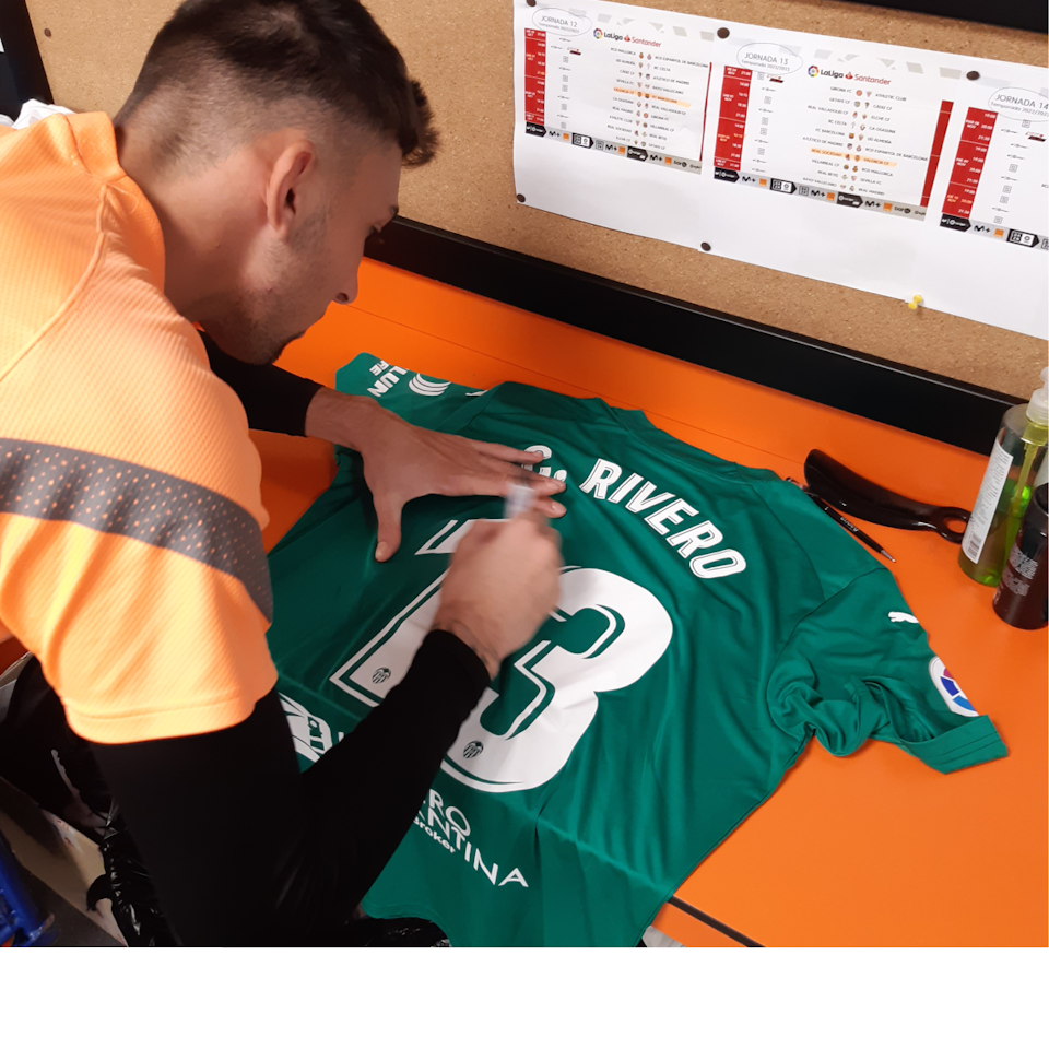 Maillot de Cristian Rivero Sabater (Valencia CF)