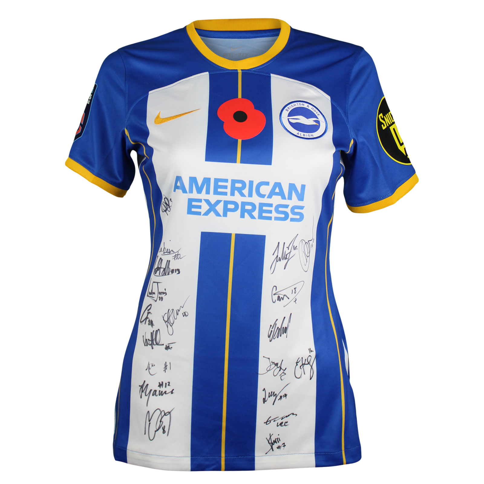 Brighton & Hove Albion WFC | Squad Signed Shirt | MatchWornShirt