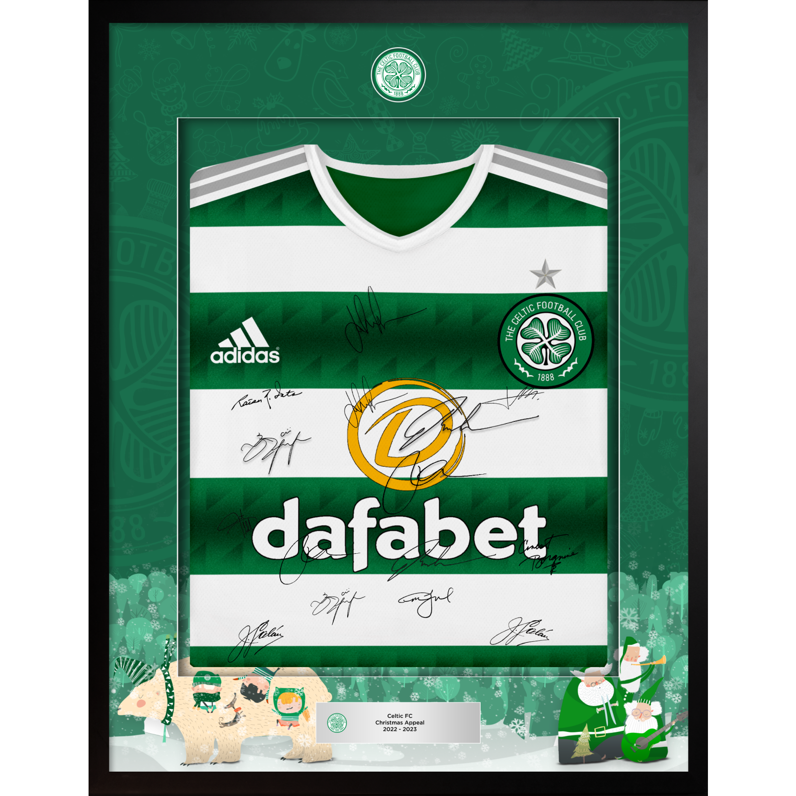 celtic fc signed shirt