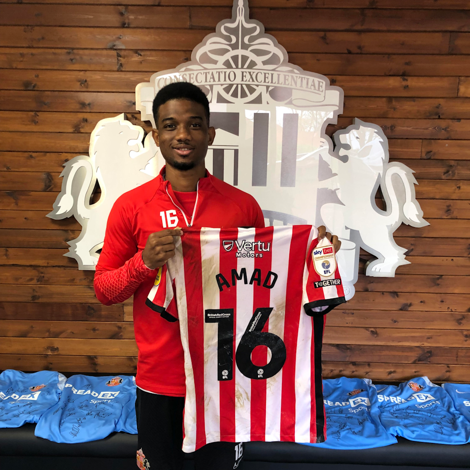 Amad Diallo Traoré Sunderland shirt