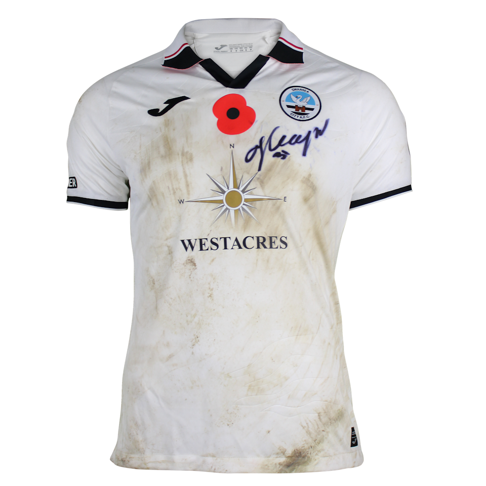 Oliver Cooper Swansea City camisa.