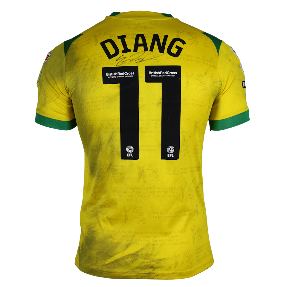 Grady Diangana West Bromwich Albion のシャツ
