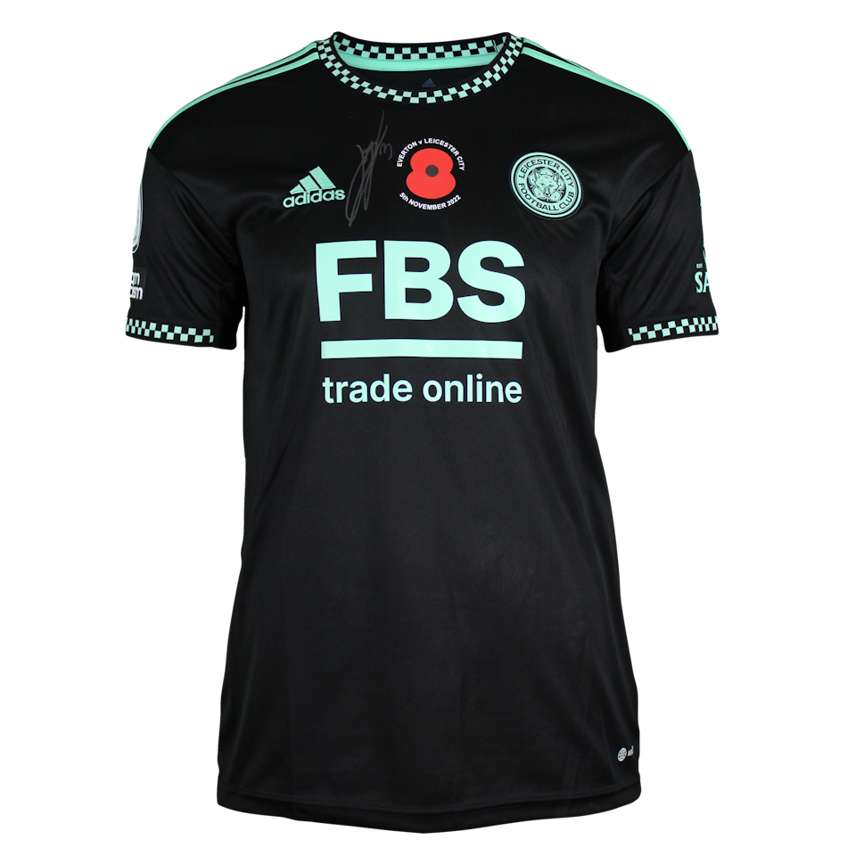 Leicester City 팀의 Wout Faes 셔츠