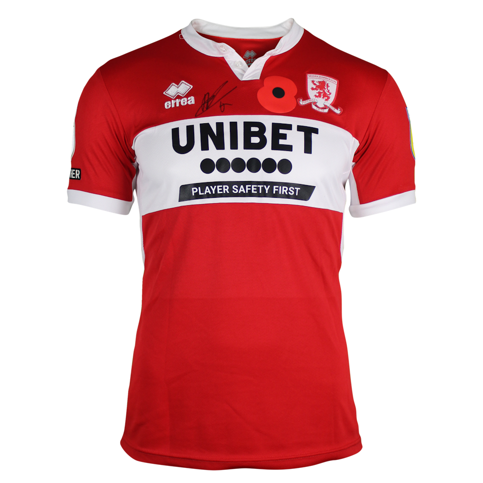 Shirt van Anfernee Dijksteel Middlesbrough