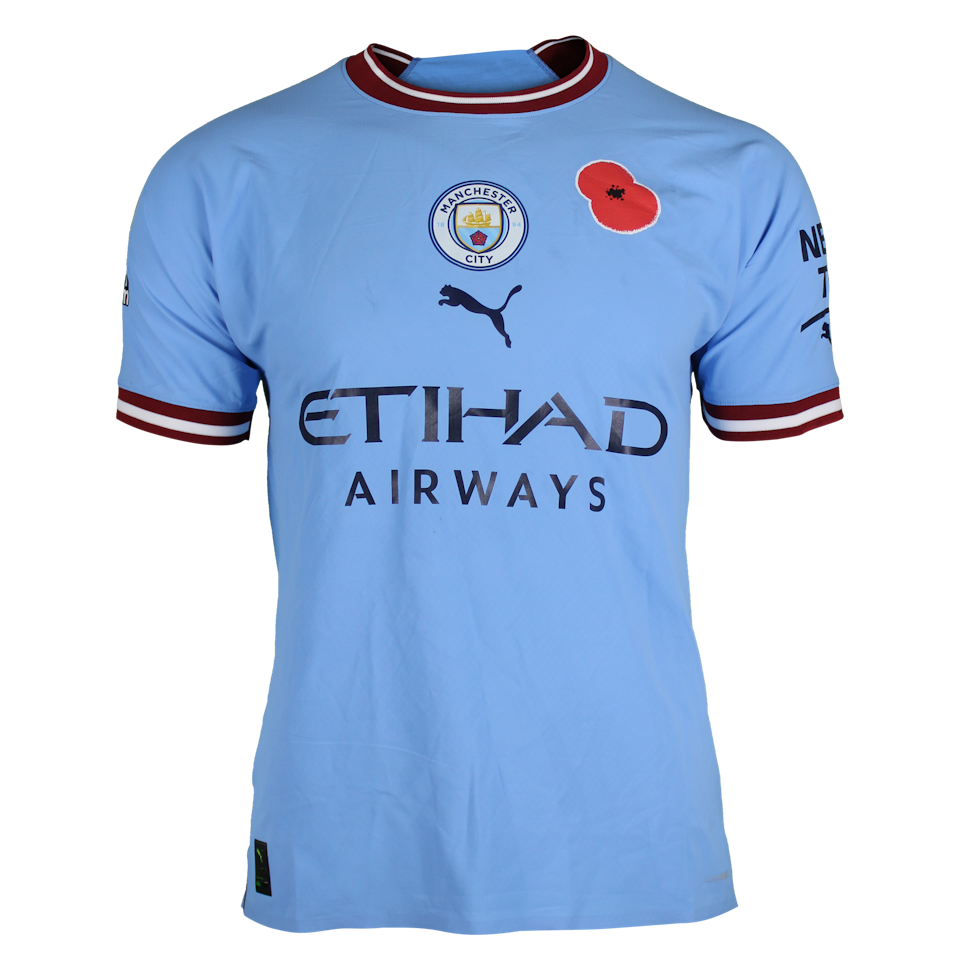 Sergio Gómez Manchester City shirt