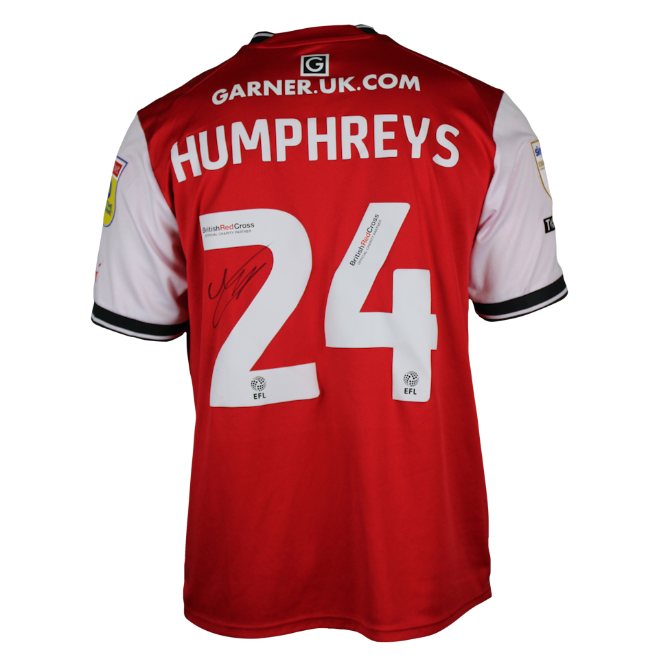 Cameron Humphreys Rotherham United shirt