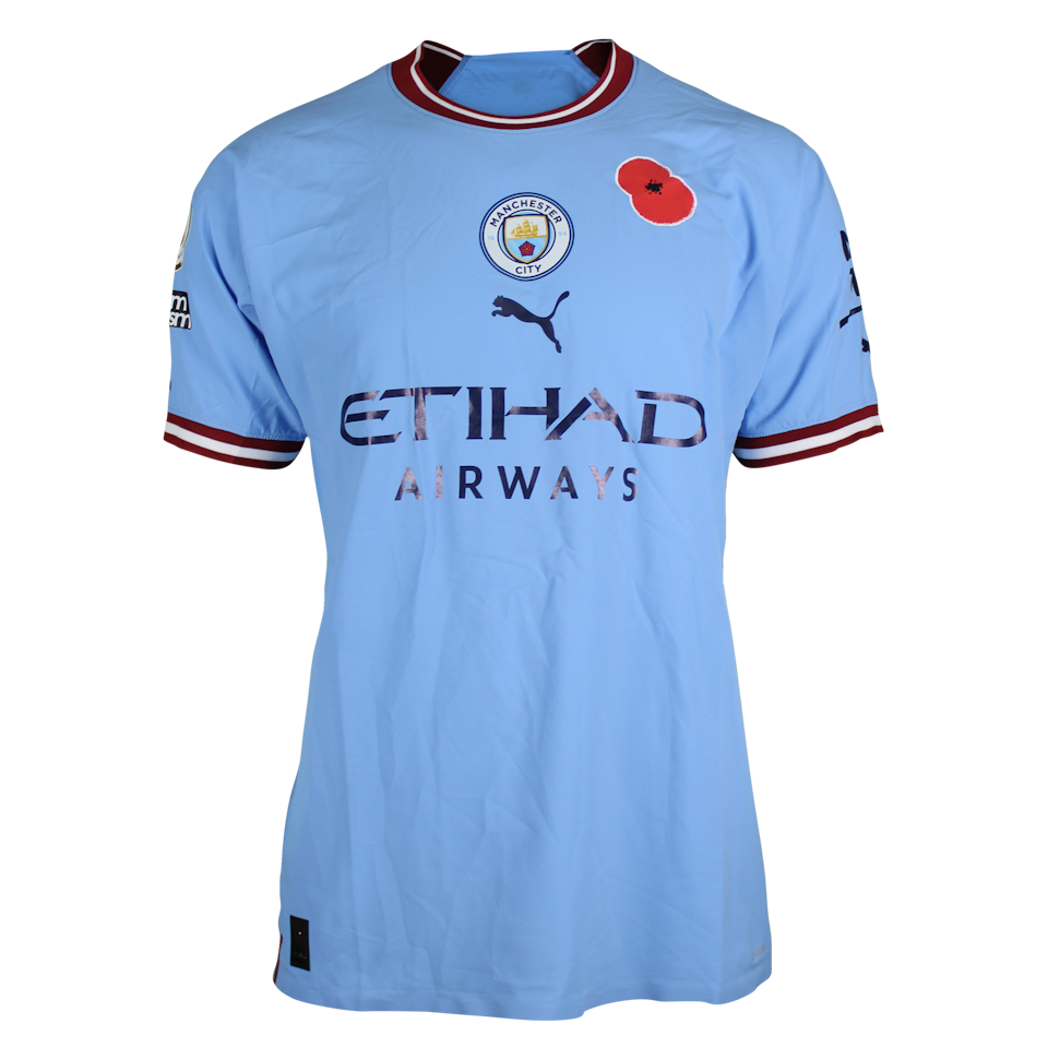 Erling Haaland Manchester City shirt