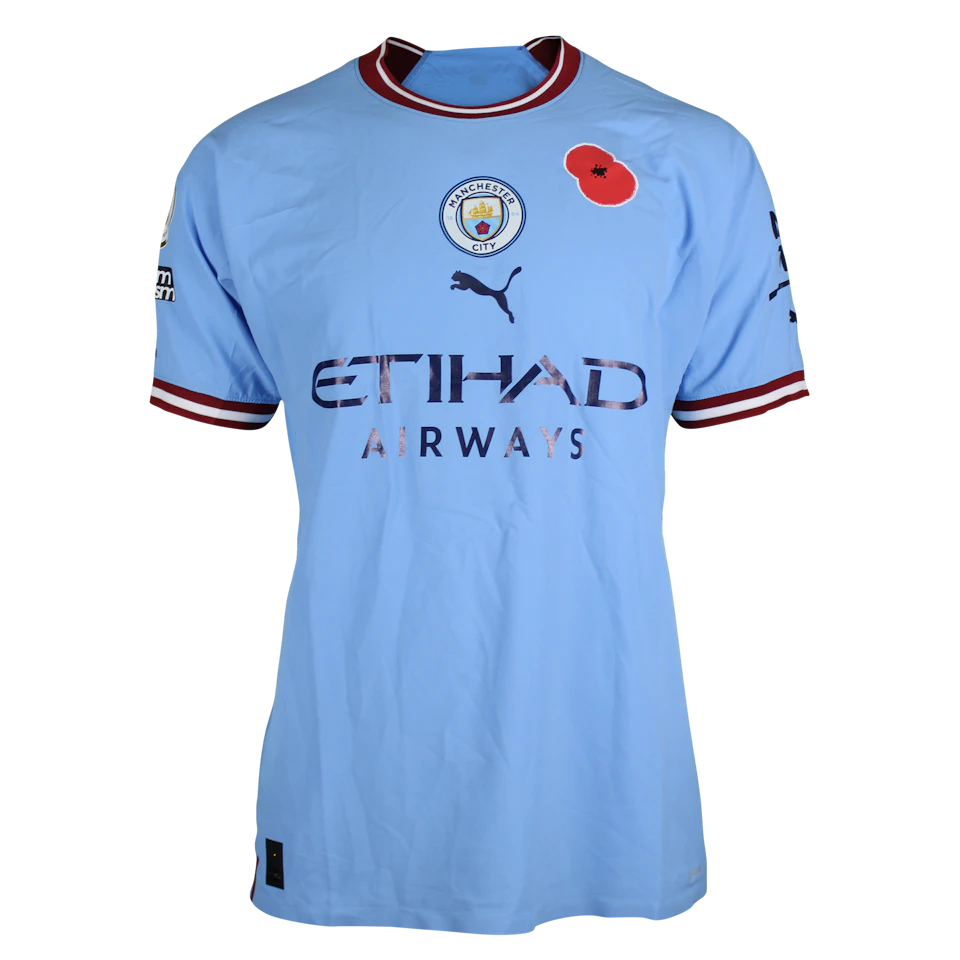 来自Manchester City的Erling Haaland球衣