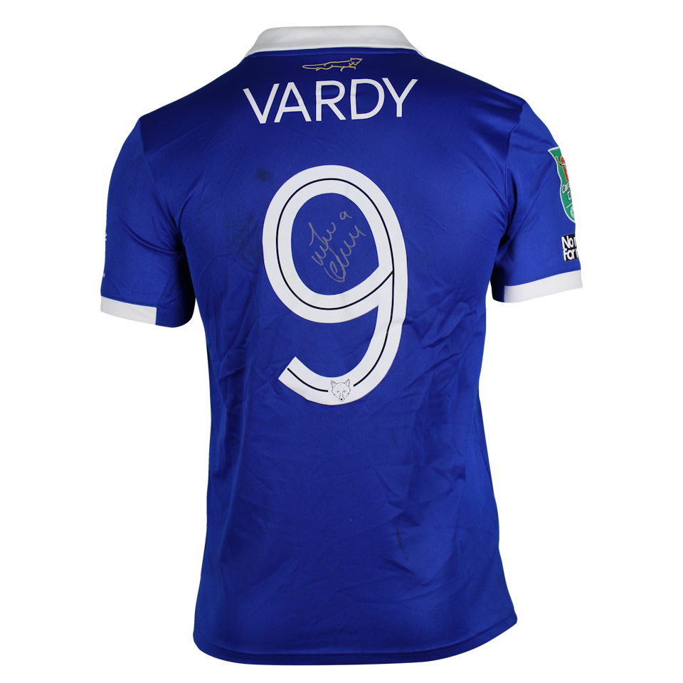 Jamie Vardy Leicester City shirt