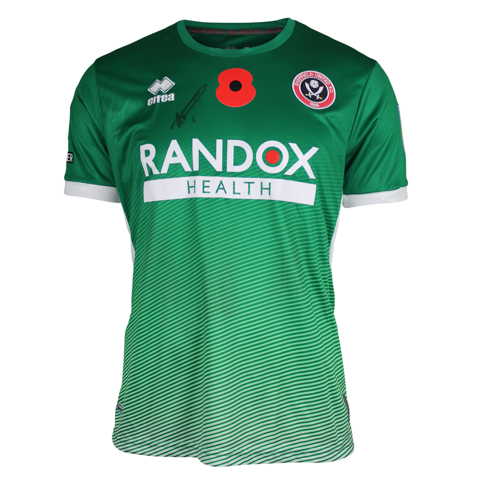 Adam Davies Sheffield United shirt