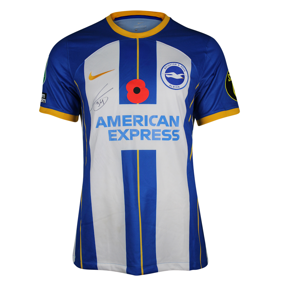Joël Veltman Brighton & Hove Albion shirt