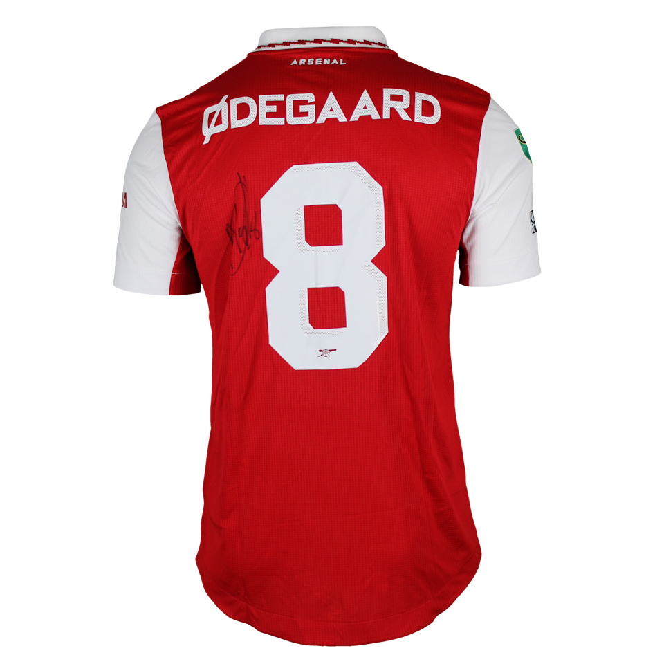 Martin Ødegaard Arsenal camisa.